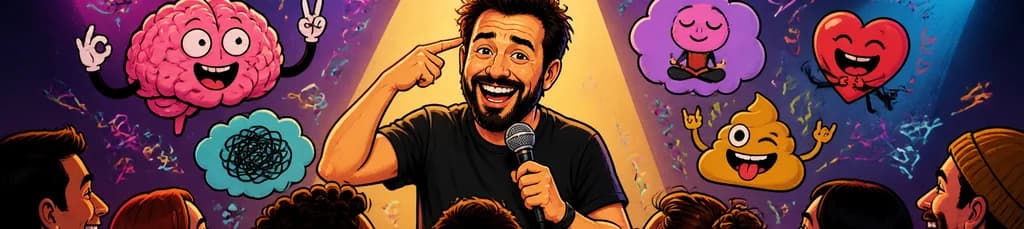 Jorge Santos presenta: ¡Todos Locos!, un monólogo de comedia sobre salud mental