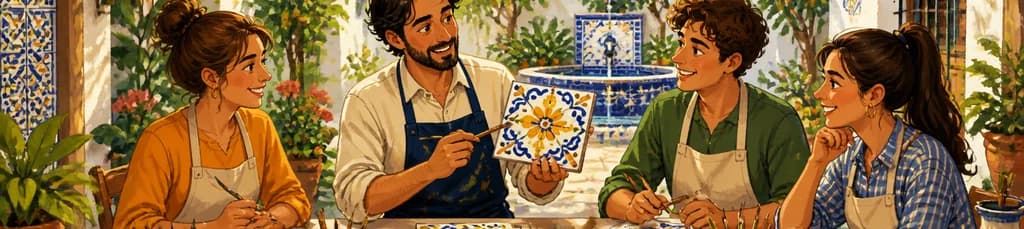 Experimenta la Pintura de Azulejos Tradicionales Valencianos con un Artista Local