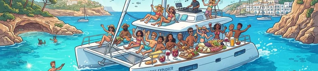 Un Día en el Paraíso Ibicenco: Travesía Costera en Barco