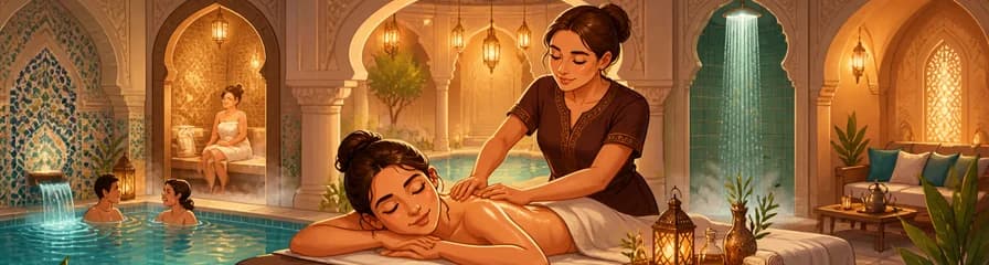 Ritual de bienestar árabe en Hammam Al Ándalus Puerta de Hierro, Madrid: 75 minutos de termas y 15 minutos de masaje