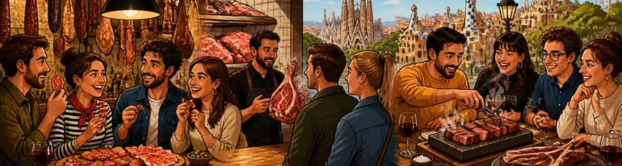 Un recorrido gastronómico por la carne española en Barcelona