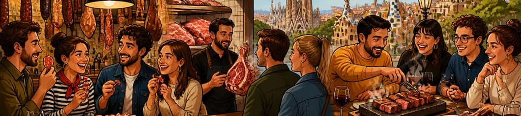 Un recorrido gastronómico por la carne española en Barcelona