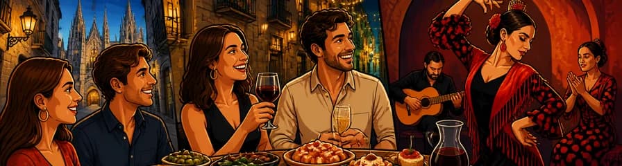 Experiencia culinaria y artística: Tour de tapas y flamenco en Barcelona para grupos reducidos