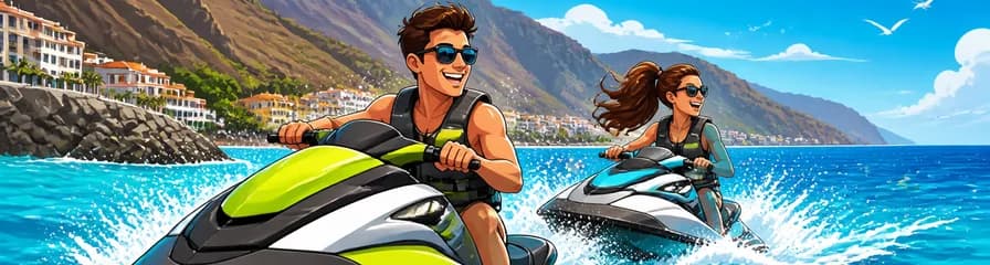 Aventura en moto acuática en la Bahía de Radazul