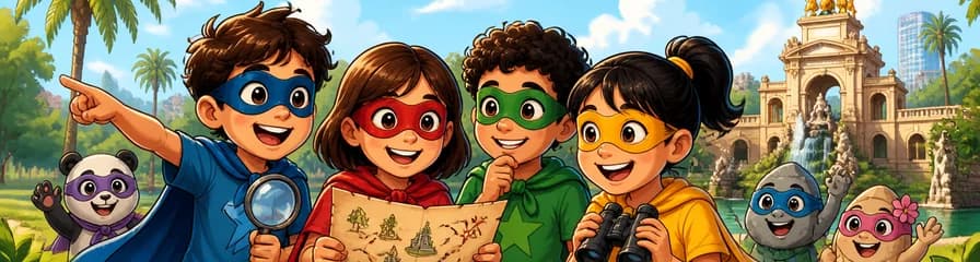 Kid Quest en el Parc de la Ciutadella, Barcelona: Una emocionante aventura de superhéroes en la ciudad para niños de 4 a 8 años