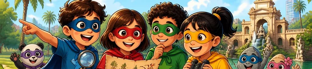 Kid Quest en el Parc de la Ciutadella, Barcelona: Una emocionante aventura de superhéroes en la ciudad para niños de 4 a 8 años