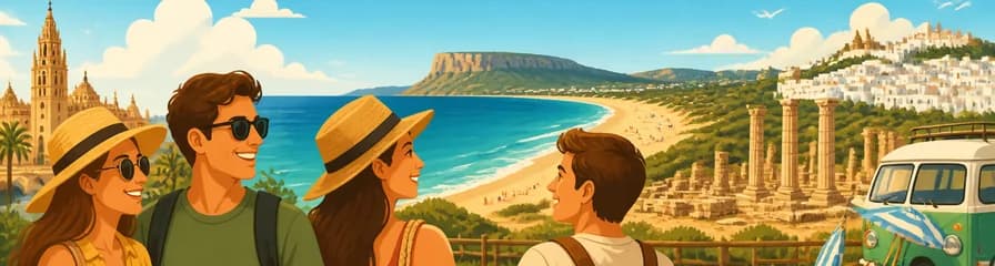 Recorrido de un día por las playas más destacadas de España con salida desde Sevilla
