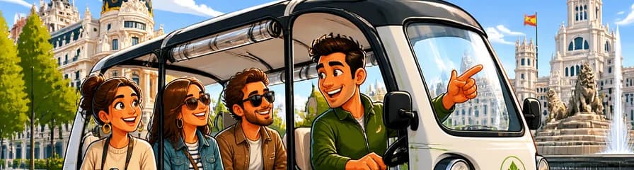 Descubre Madrid en dos horas: Un tour exclusivo y divertido en tuk-tuk eléctrico