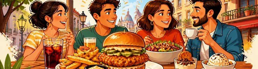 Disfruta del Menú Roost Chicken en La Latina: Hamburguesa con patatas, bebida y postre o café