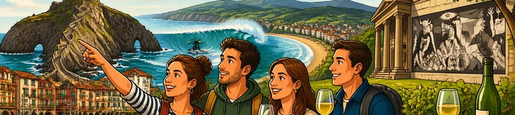 Excursión desde Bilbao: Descubre Gaztelugatxe, Bermeo, Mundaka y Gernika con Degustación de Txakoli