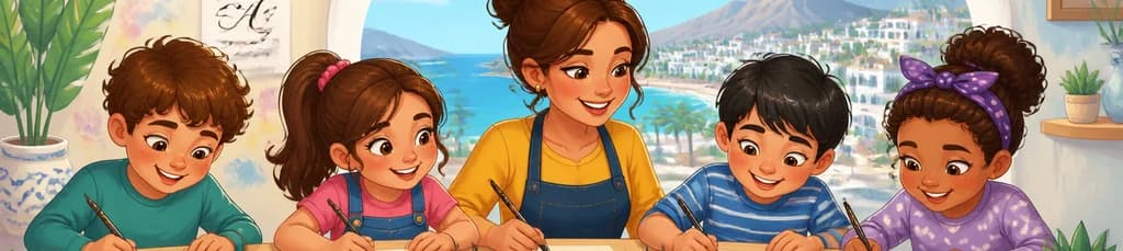 Sumérgete en el Arte de la Caligrafía: Un Taller Divertido para Niños en Marbella