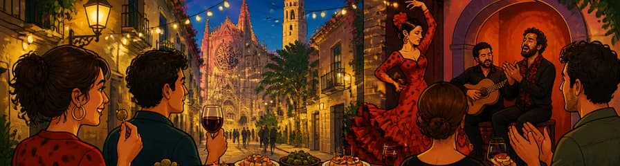 Disfruta de una experiencia flamenca y un tour de tapas en el histórico barrio del Born