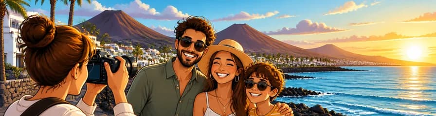 Sesión fotográfica profesional en Puerto del Carmen, Lanzarote