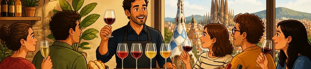Experiencia de Cata de Vinos Autóctonos en Barcelona