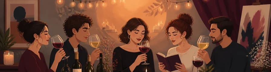 Noche de reconexión: una experiencia sensorial con vino en Madrid