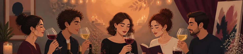 Noche de reconexión: una experiencia sensorial con vino en Madrid