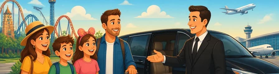 Servicio de traslado privado de Port Aventura al Aeropuerto de Barcelona