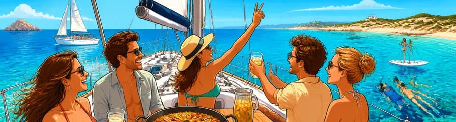 Aventura náutica desde Ibiza: día en Formentera a bordo de un velero para grupos reducidos