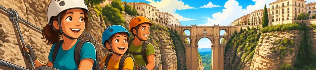Aventura en la vía ferrata del Tajo de Ronda