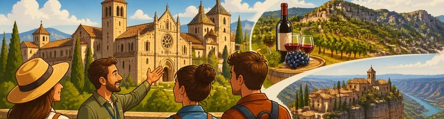 Excursión privada al Monasterio de Poblet y la región del Priorat con recogida en hotel desde Salou o Tarragona