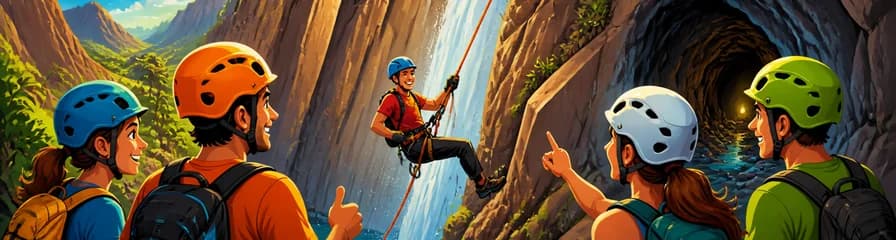 Expedición de Aventura en Gran Canaria: El MURO. Rápel y Exploración de Cuevas