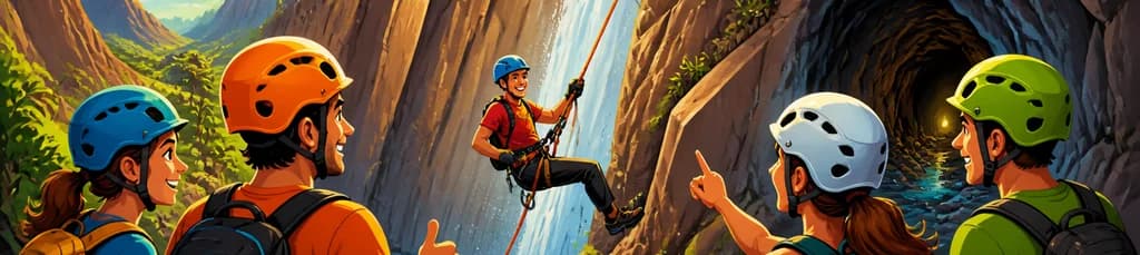 Expedición de Aventura en Gran Canaria: El MURO. Rápel y Exploración de Cuevas