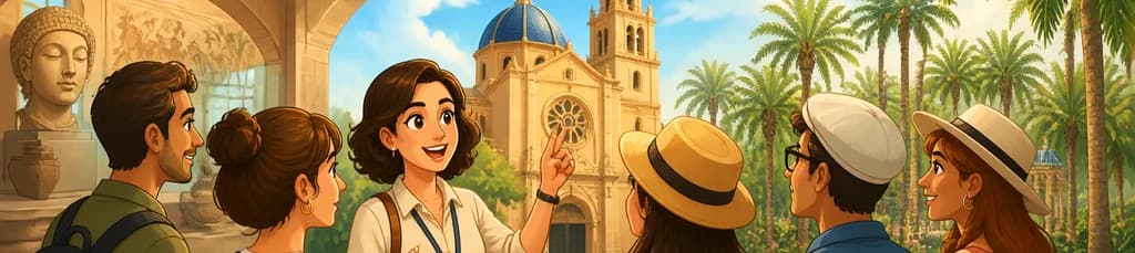 Recorrido en grupo reducido por los sitios Patrimonio de la UNESCO en Elche