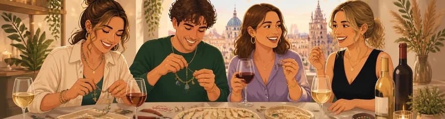 Taller de Creación de Joyas Artesanales con Degustación de Vino en Winers, Valencia
