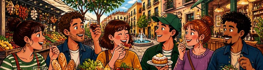 Celebración gastronómica alternativa en el barrio de Sants