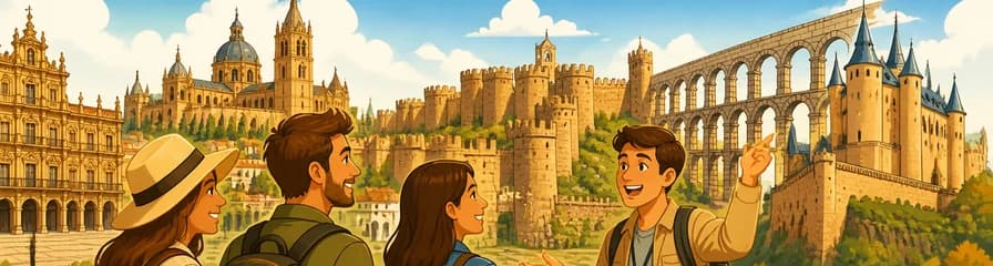 Excursión privada de un día completo: descubre Salamanca, Ávila y Segovia con salida desde Madrid