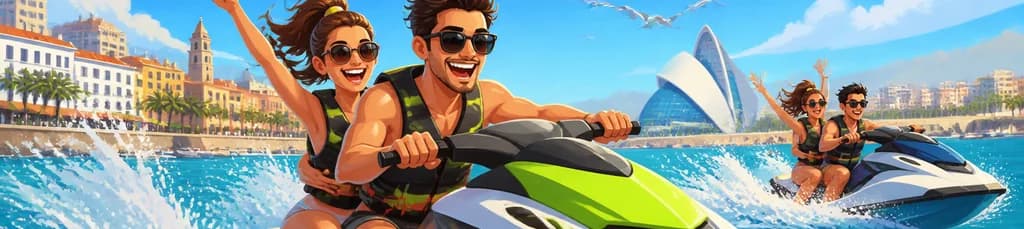 Emocionante aventura en moto acuática