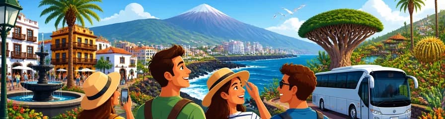 Exploración de Puerto de la Cruz con transporte incluido