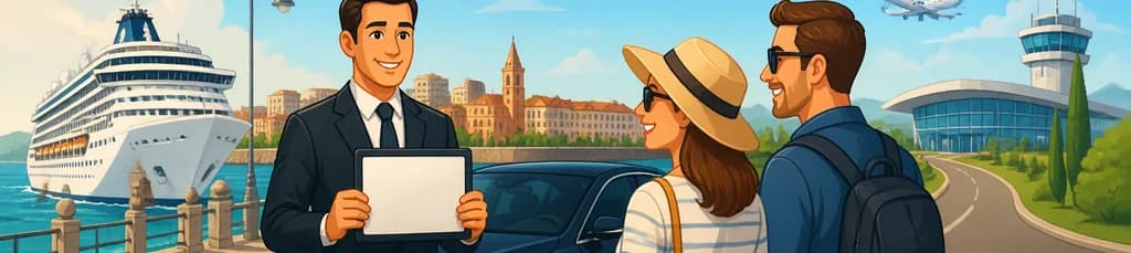 Servicio de Chófer Privado: Desde el Puerto de Cruceros de Gijón hasta el Aeropuerto de Asturias (OVD)