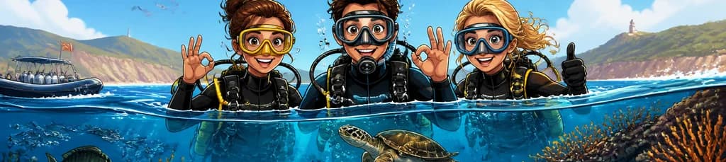 Vive la experiencia de un bautismo de buceo en el Parque Natural del Estrecho