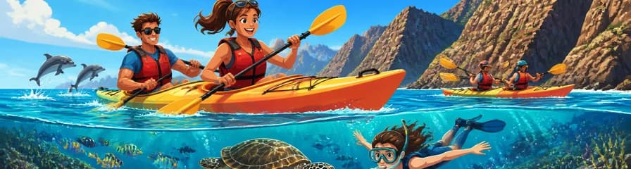Vive una aventura guiada de kayak y snorkel en Tenerife