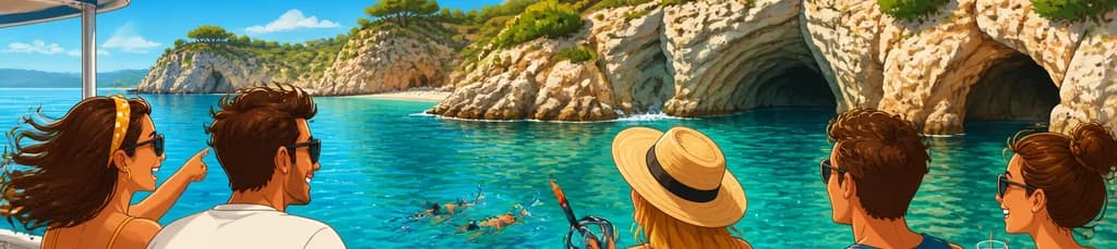 Travesía marítima en Santa Ponsa: Exploración de calas, cuevas y snorkel en la costa suroeste
