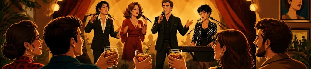 Disfruta de una tarde de vermut y música en directo: Un homenaje a los grandes de la canción española