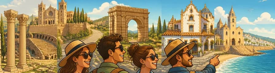 Excursión de día completo a Tarragona y Sitges con salida desde Barcelona