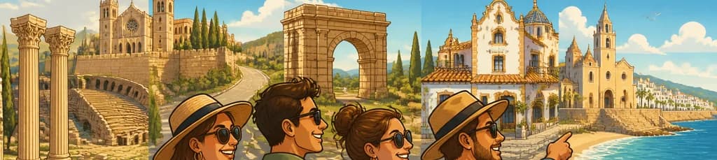 Excursión de día completo a Tarragona y Sitges con salida desde Barcelona