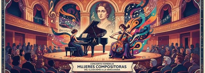 Dúo de Compositoras: Un viaje musical del clasicismo a la vanguardia.