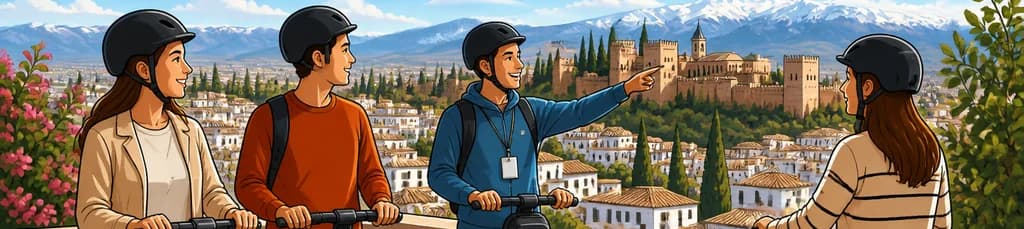 Exploración en Segway de los barrios granadinos del Albaicín y el Sacromonte