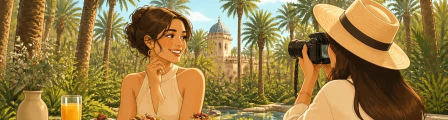 Sesión fotográfica y brunch en el Palmeral de Elche