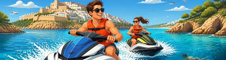 Recorrido en Jetski de una hora y media por las calas secretas