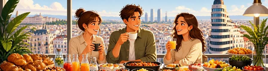 Disfruta de un Desayuno Buffet en el Ella Sky Bar