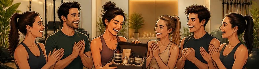 Experiencia exclusiva de bienestar y lujo con entrenamientos y obsequio premium para grupos