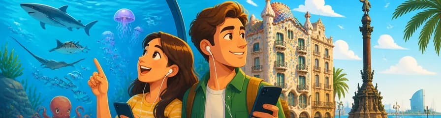 Descubre el Acuario de Barcelona y explora la ciudad con un tour digital autoguiado