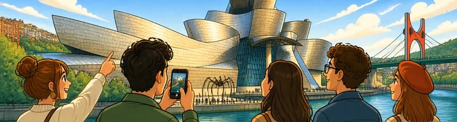 Acceso al Museo Guggenheim de Bilbao