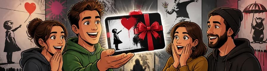 Adquiere una tarjeta de regalo para el Museo Banksy de Madrid