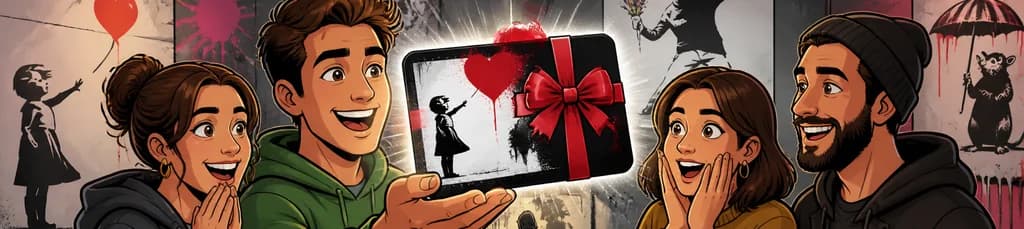 Adquiere una tarjeta de regalo para el Museo Banksy de Madrid