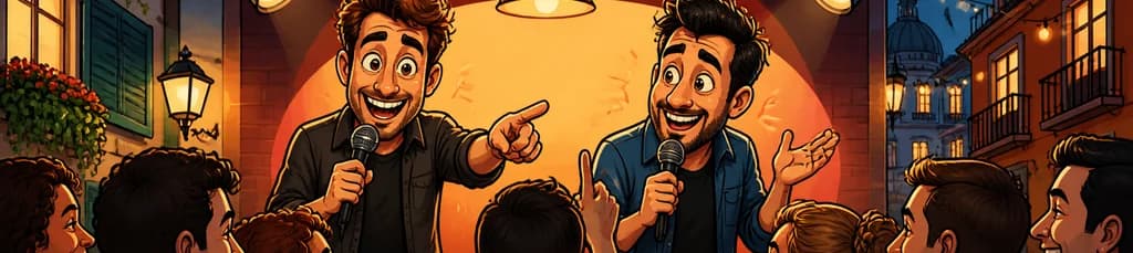 El show de comedia "Sujétame el Micrófono" llega al barrio de Huertas